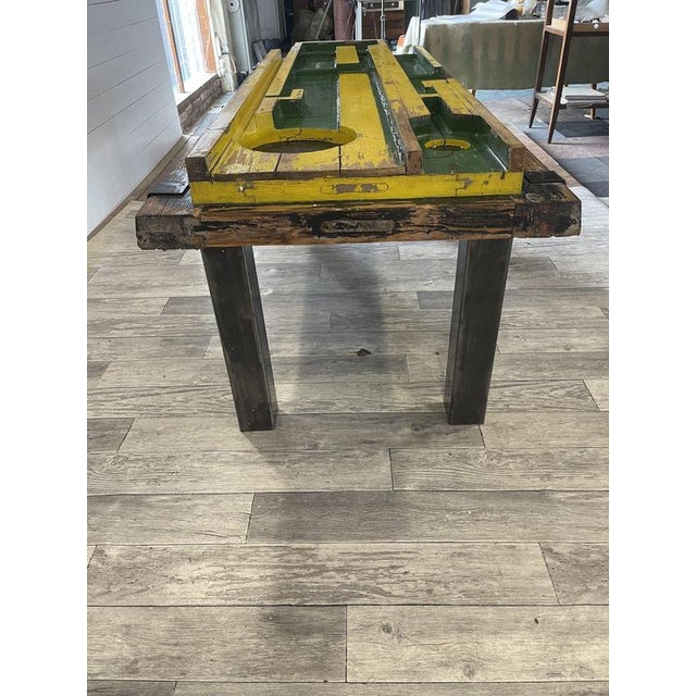 Vintage Industrial A- 360 Dining Table, 1950 For Sale - Image 14 of 18