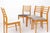 Wood Mid-Century Modern German Beech Dining Chairs, 1970s, Set of 4 For Sale - Image 7 of 11