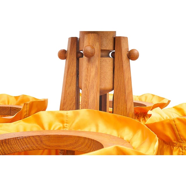 4-Light Chandelier by Guillerme Et Chambron, 1950s For Sale - Image 10 of 10