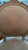 Set of 7 French Louis XVI Style Oval Back Dining Chairs – Distressed Painted Finish & Quilted Upholstery For Sale - Image 10 of 16