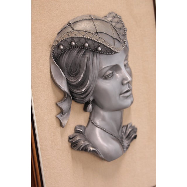 Woman Wall Decor, 1970s, Set of 2 For Sale - Image 6 of 18