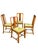 Vintage Art Deco Dining Chairs in Maple Wood, 1930, Set of 4 For Sale - Image 10 of 14