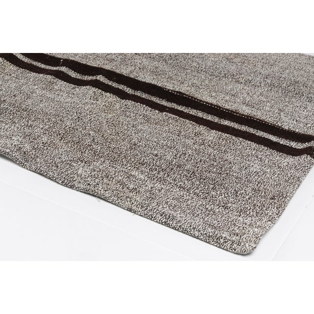 1960s Stripe Anatolian Handknotted Carpet For Sale - Image 4 of 10