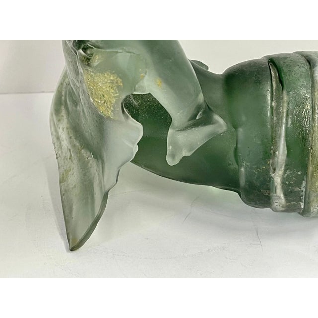 Jade 1980s Scavo Glass Jester Figure For Sale - Image 8 of 11