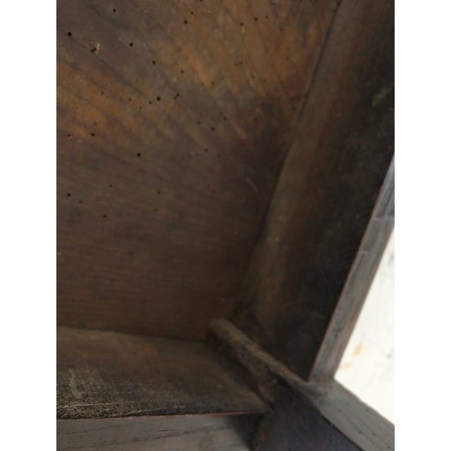 18th Century Georgian English Oak Country Plank Chairs (6) MIX-Match For Sale - Image 11 of 13