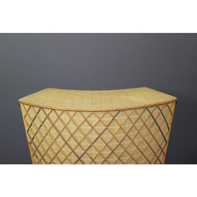 Vintage Rattan Bar, 1970 For Sale - Image 10 of 13