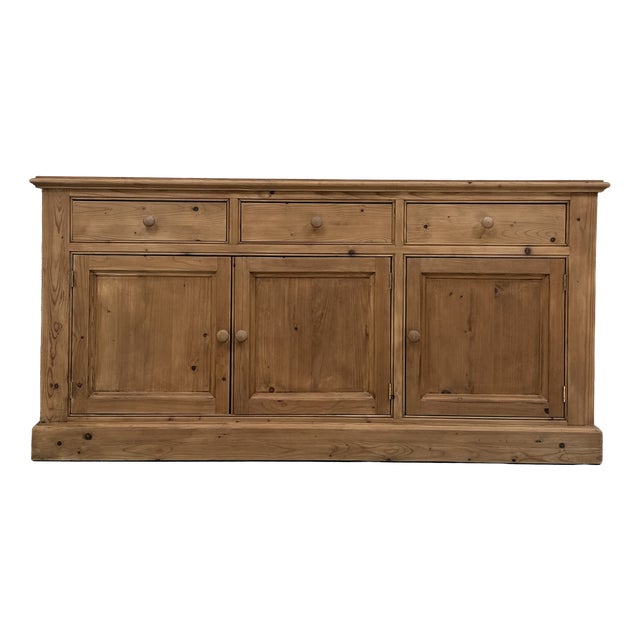 Vintage Sideboard in Pine, 1970s For Sale
