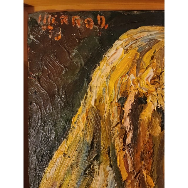 1970s Portrait Paintings by Philip Sherrod, Framed - Set of 4 For Sale - Image 4 of 11