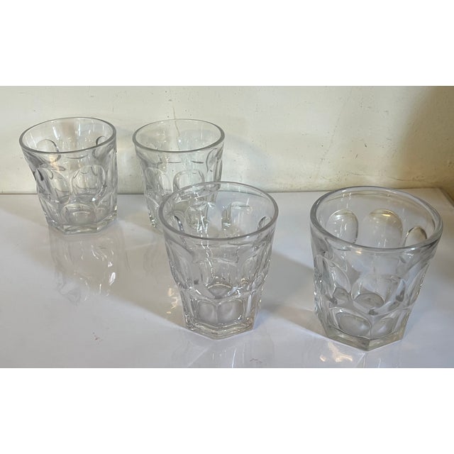 Antique Mid 19th Century American Classical Ashburton Flint Glass Whiskey Tumblers, Circa 1850 - Set of 4 For Sale - Image 10 of 16