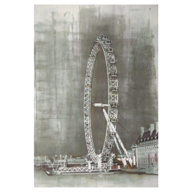 Luis Fernandez, La noria del milenio, 2000s, Mixed Media on Paper For Sale