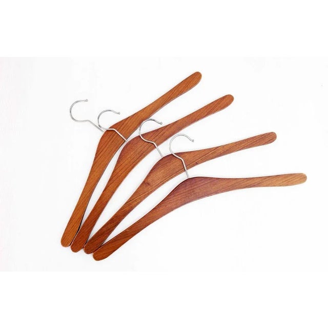 Scandinavian Hanger Set, 1960s, Set of 4 For Sale - Image 10 of 10
