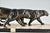 Beige M. Leducq, Panthers, 1930, Metal on Marble Base For Sale - Image 8 of 9