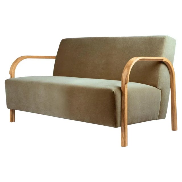 DAW/Mohair & Mcnutt ARCH 2 Seater Sofa by Mazo Design For Sale - Image 6 of 6