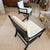 Black Pair of Large Scale Ladder Back Chairs With Woven Seats For Sale - Image 8 of 11