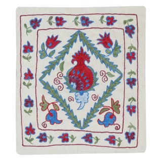 17"x19" Handmade 100% Cotton Cushion Cover. Embroidered Pillowcase. Lace Pillow For Sale