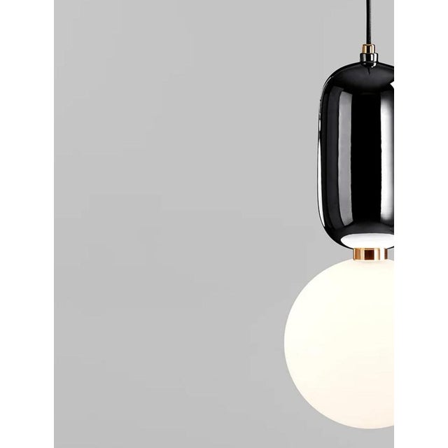 Aballs T Me Black Suspension Lamp by Jaime Hayon for Parachilna For Sale - Image 6 of 12