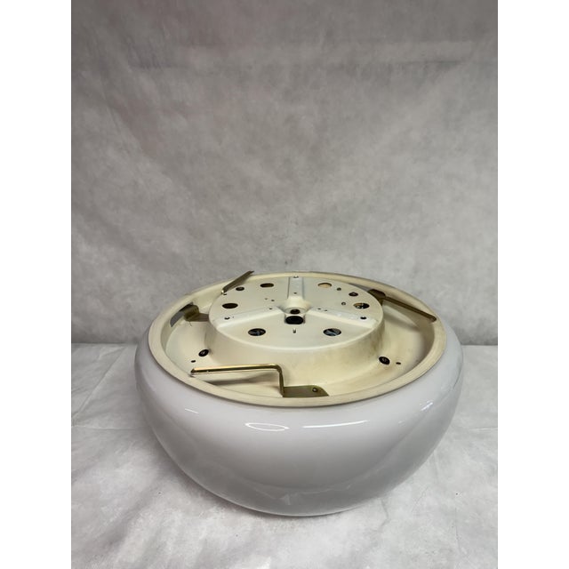 Vellela Ceiling Light in White Opal Glass by Achille Castiglioni for Flos, 1980s For Sale - Image 11 of 13