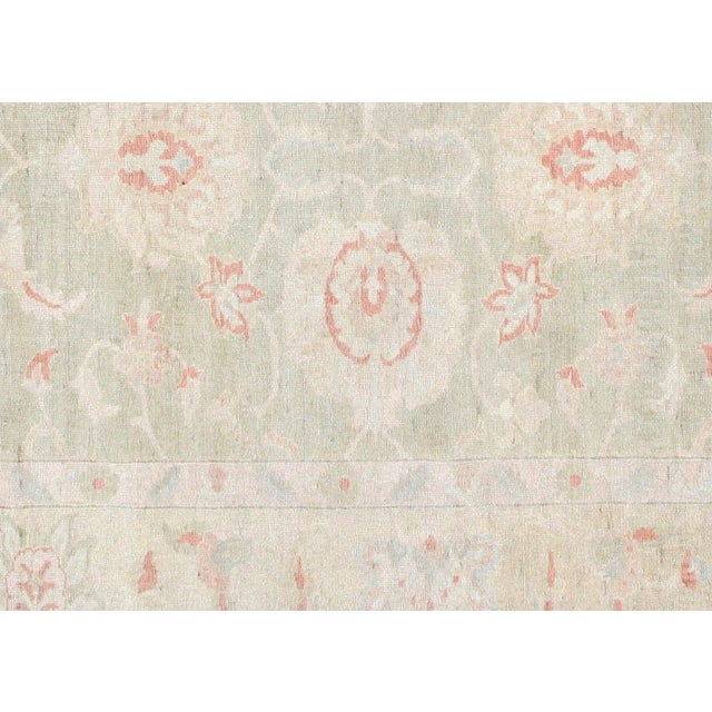 This exquisite Vintage Egyptian Sultanabad Rug was meticulously crafted in the Nile delta region of Northern Egypt, using...