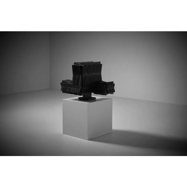 Abstract Geometric Sculpture by Edison Parra, 1970s For Sale - Image 3 of 10