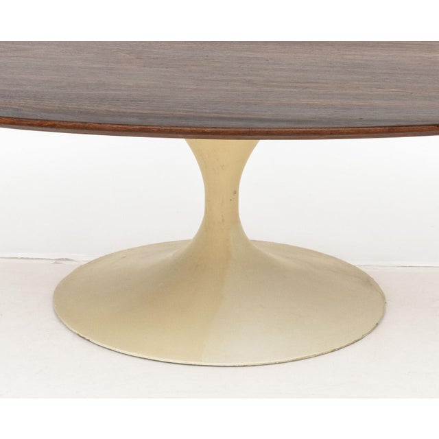 Knoll Eero Saarinen for Knoll Walnut Tulip Coffee Table For Sale - Image 4 of 6