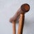 Brown Vernon Edwards Crutch-Form Walking Stick, 1980s For Sale - Image 8 of 10