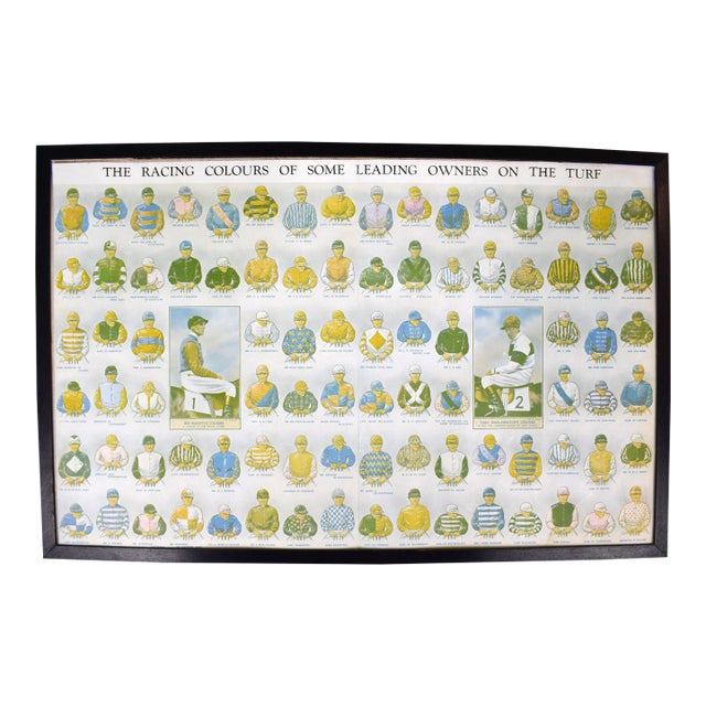 The Racing Colours of Some Leading Owners on the Turf For Sale