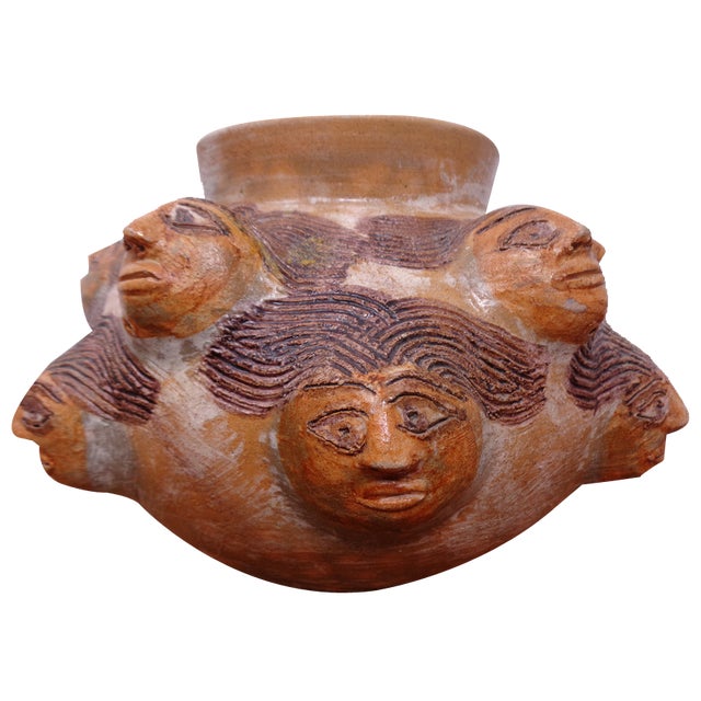 Studio Ceramic Vase by Dolores Porras, Mexico, 1990s For Sale