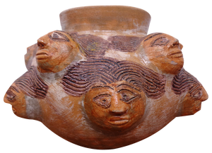 Studio Ceramic Vase by Dolores Porras, Mexico, 1990s
