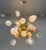 Glass 21st Century Opaline and Ombre Blush Murano Glass Sputnik Chandelier by Fabio LTD For Sale - Image 7 of 11