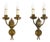 Mid-Century Modern Brass Wall Lamps from Vereinigte Werkstätten, 1950s, Set of 2 For Sale