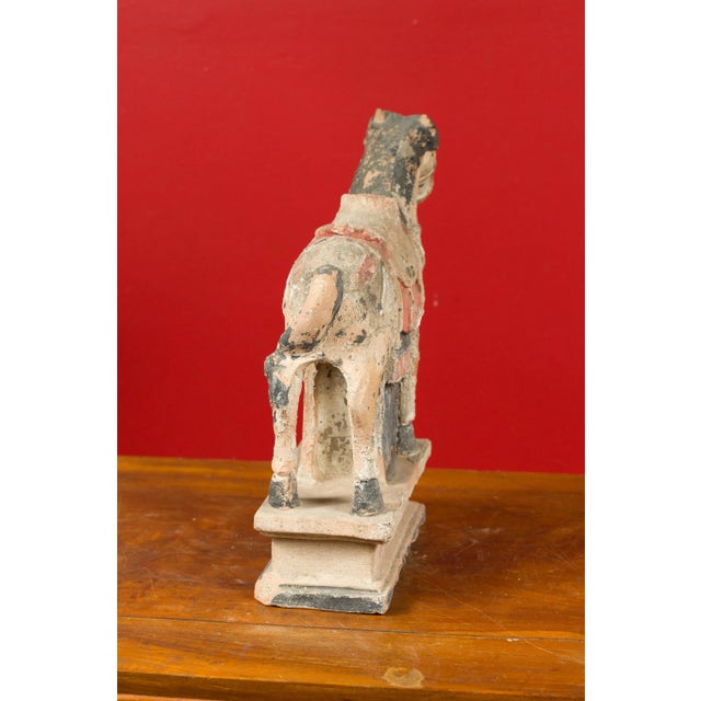 Chinese Ming Dynasty Horse Model with Original Pigmentation For Sale - Image 4 of 13