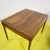 Wooden Game Table with Drawer and Geometric Carvings For Sale - Image 14 of 16