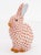 Ceramic Herend Fishnet Porcelain Rabbit Figurines, 2 For Sale - Image 7 of 12
