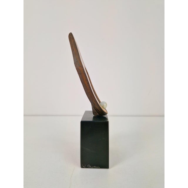 Bronze sculpture on stone base by willy ceysens 1970 willy ceyssens (1929-2007), bronze sculpture on stone base designer:...