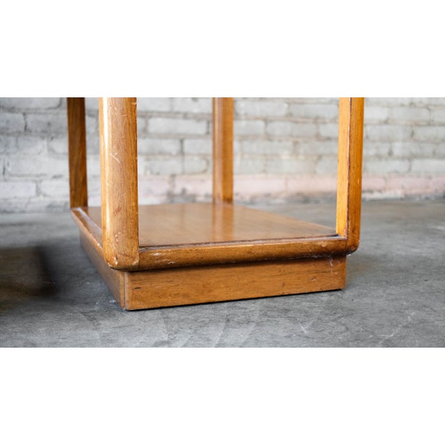 Vintage Edward Wormley for Dunbar Amber Side Tables - A Pair For Sale - Image 13 of 17