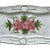 Mid 20th Century Vintage Majolica Poinsettia Serving Tray / Platter From Portugal For Sale - Image 5 of 11