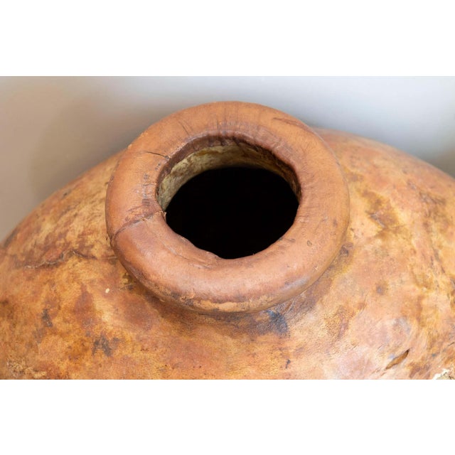 Rustic Large Spanish Papier-Mâché Olive Oil Jar with Aged Patina, circa 1830 For Sale - Image 3 of 4