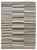 Modern Flat-Weave Kilim Wool Rug With Abstract Design in Beige and Blue For Sale - Image 10 of 10