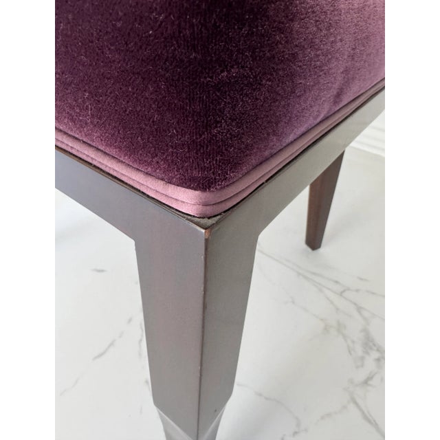 Mid 20th Century Mid Century French Moderne Dining Chairs in Mohair- Set of 16 or Option for Smaller Set For Sale - Image 5 of 18