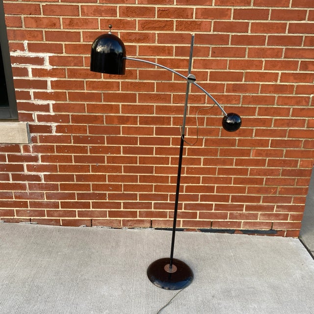 1960s Counterweight Floor Lamp, Mid-Century Modern, Usa For Sale - Image 12 of 13