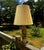 Hollywood Regency Yellow Lamp 1950's For Sale - Image 4 of 8