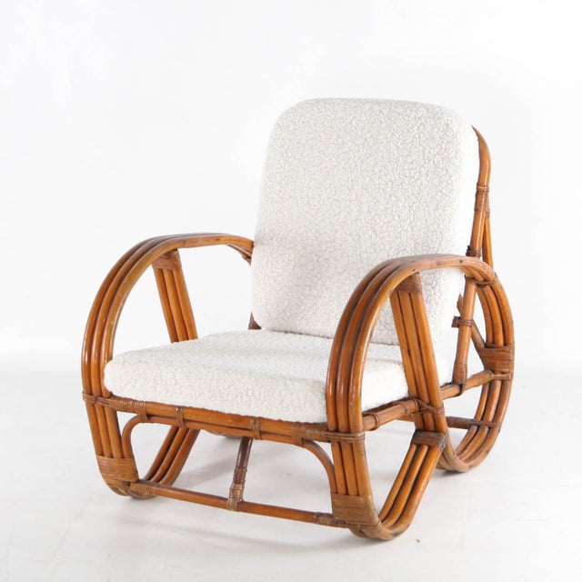 Pretzel Chair in Rattan, 1970s For Sale - Image 14 of 14