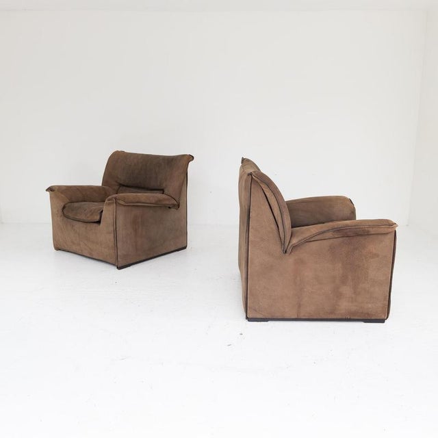 Lauriana Armchairs by Afra and Tobia Scarpa for B&B Italia, 1970, Set of 2 For Sale - Image 6 of 12