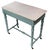 Antique Painted Faux Bamboo Desk W/Drawer For Sale In Los Angeles - Image 6 of 8