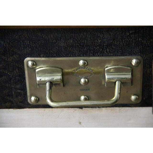Brown Courier 90 Trunk from Goyard, 1920s For Sale - Image 8 of 18