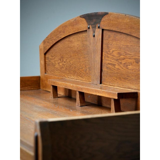 Art Deco Bar Cabinet in Oak and Coromandel, Europe, 1930 For Sale - Image 13 of 16