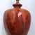 Wood Mid-Century Modern 1960’s Drip Glaze Ceramic Table Lamp With Textured Shade – Retro Rust & Brown For Sale - Image 7 of 11