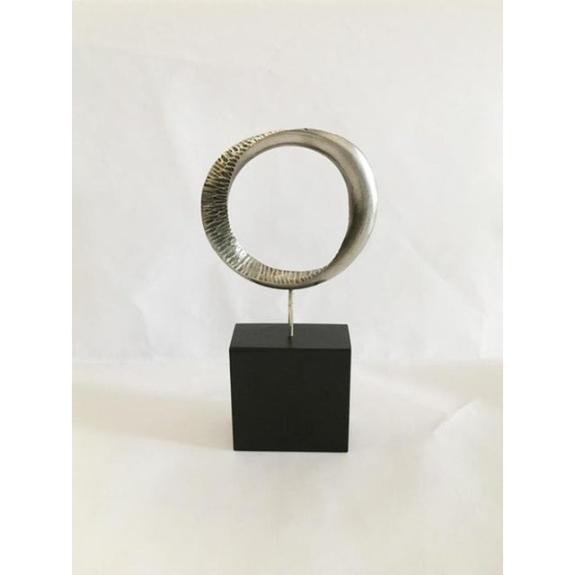 Vintage Italian Aluminium Multiple Abstrac Sculpture by Jiro Sugawara, 1980 For Sale - Image 4 of 18