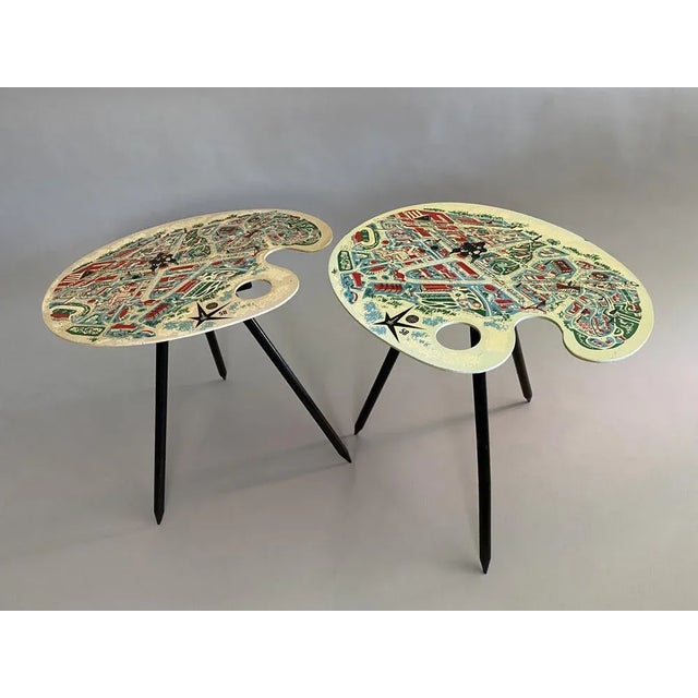Mid-Century Bruxelles World Expo Side Table, 1958 For Sale - Image 8 of 11