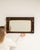 This mirror makes its impression through dark wood frame with gilt corner blocks. Originating in France during 19th...